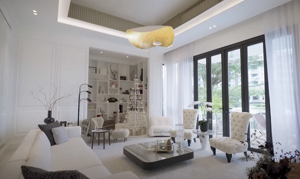 Bà hoàng Hermes tiếp tục đập hộp dinh thự rộng gần 750m2 ở Singapore: Riêng phòng tắm và nhà bếp được ốp đá cẩm thạch quý hiếm-9