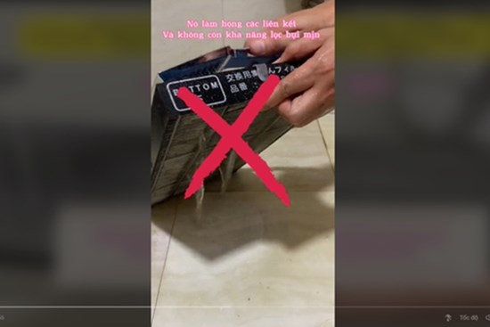 Anh thợ tiết lộ lỗi vệ sinh máy lọc không khí khiến cho một bộ phận phải vứt đi: Lợi bất cập hại!