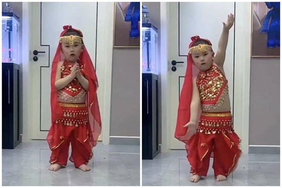 Con trai diễn tập văn nghệ ở trường, bố mẹ ngã ngửa khi thấy tạo hình của đứa trẻ