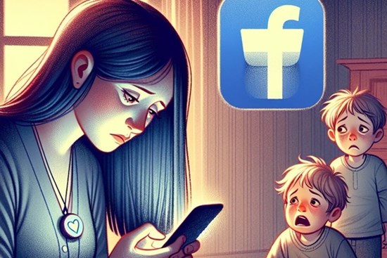 Phát hoảng vì Facebook sập, người mẹ nhớ chuyện con gái hút thuốc, đánh bạn