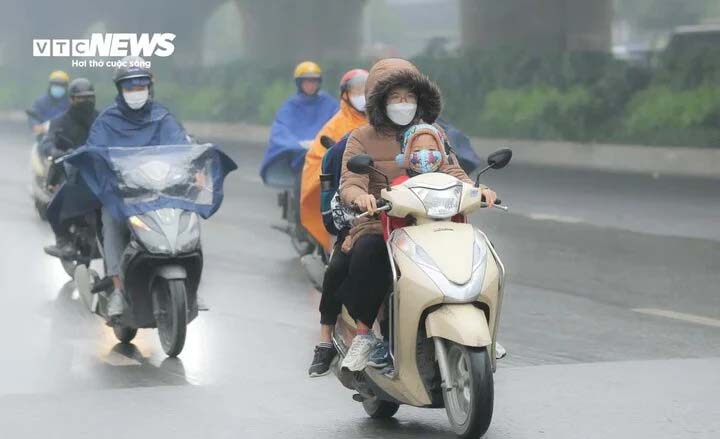 Dự báo miền Bắc xuất hiện mưa phùn từ đêm 8/3-1