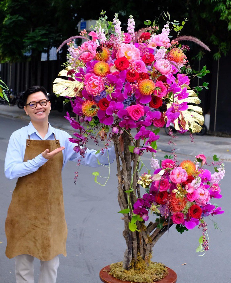 Chiêm ngưỡng lẵng hoa giá 50 triệu đồng của đại gia” mua tặng vợ ngày 8/3-2