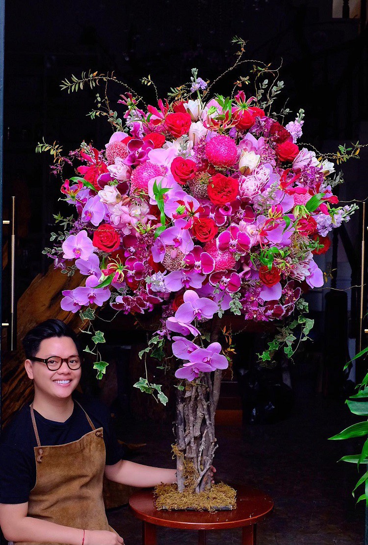 Chiêm ngưỡng lẵng hoa giá 50 triệu đồng của đại gia” mua tặng vợ ngày 8/3-5