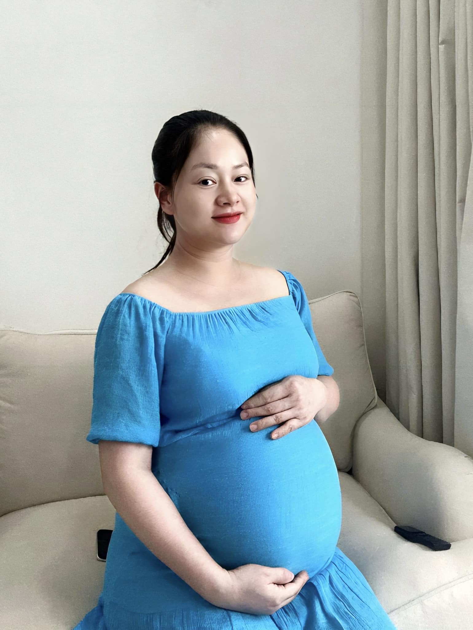 Diễn viên Lan Phương thông báo đã sinh con ở tuổi 41, tiết lộ điều trùng hợp khiến niềm vui nhân đôi-2
