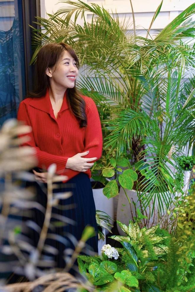 Khu vườn xanh mát mắt trong căn hộ chung cư của BTV VTV Diệp Chi, trồng cả hoa cẩm tú cầu xinh đẹp-4