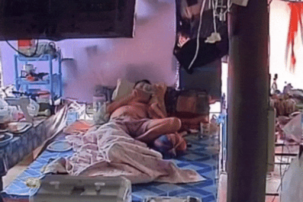 Clip: Kinh hoàng rắn lao tới định tấn công cháu nhỏ nằm trong cũi-1