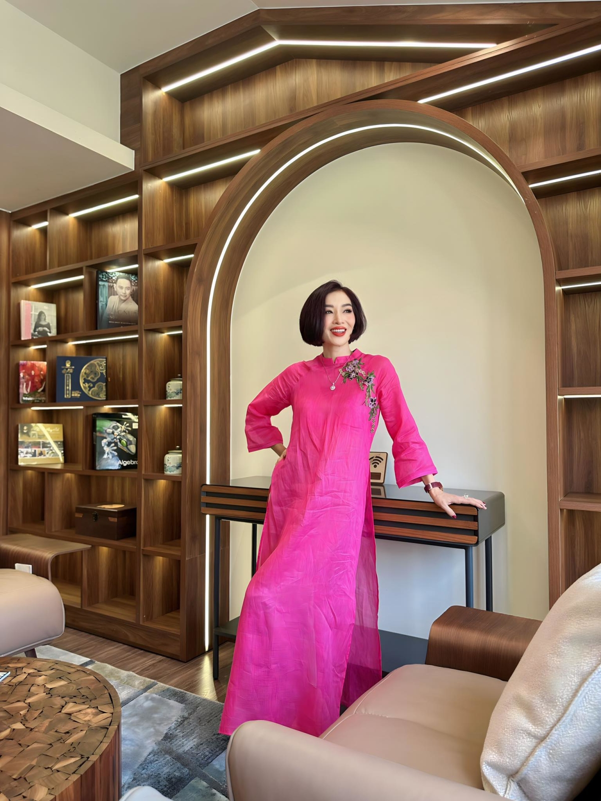 Cuộc sống viên mãn của Hoa khôi thể thao, TS Thu Hương trong biệt thự 1.000 m2-6