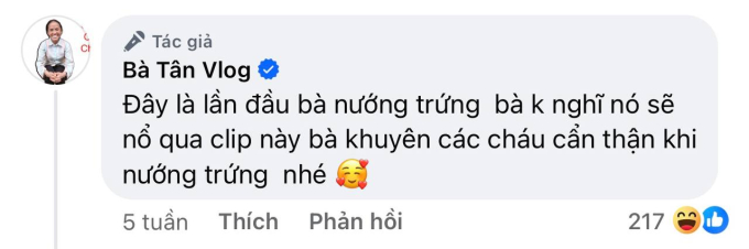 Dân mạng la ó vì sự cố nổ trứng đà điểu nướng của Bà Tân Vlog: thiếu kinh nghiệm hay là trò câu views?-3