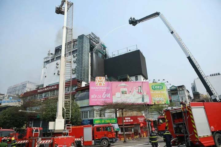 Cháy tòa nhà trung tâm thương mại OCD Plaza ở Hà Nội-2