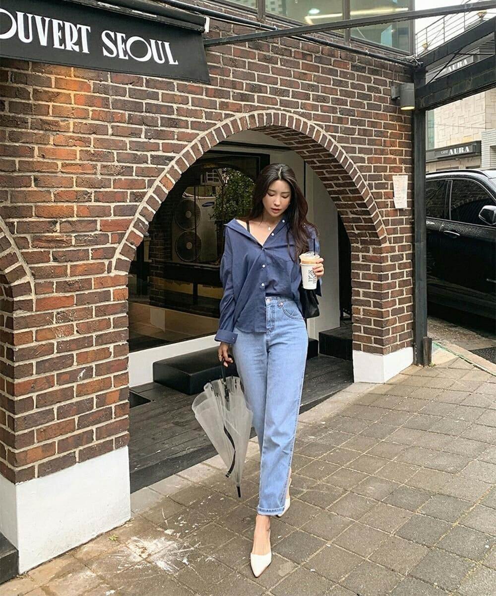 10 cách mặc quần jeans ống đứng sành điệu và tôn dáng-1