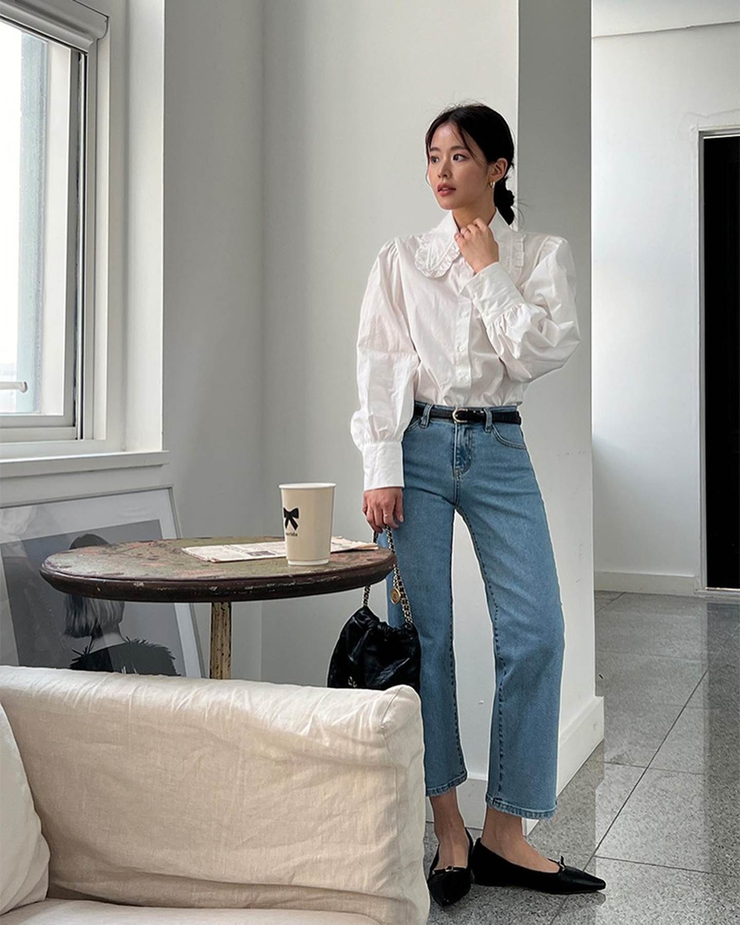 10 cách mặc quần jeans ống đứng sành điệu và tôn dáng-7