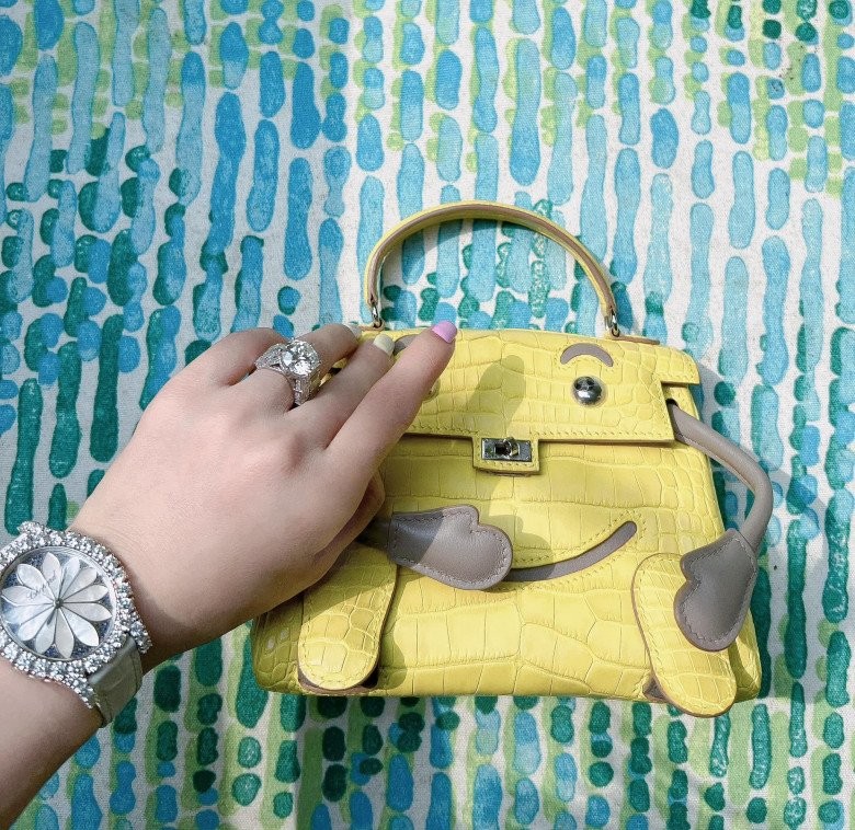 Vợ đại gia Minh Nhựa hoảng hốt mất túi Hermes đắt tiền, hóa ra con gái 8 tuổi lấy, biết lý do ai cũng câm nín”-1