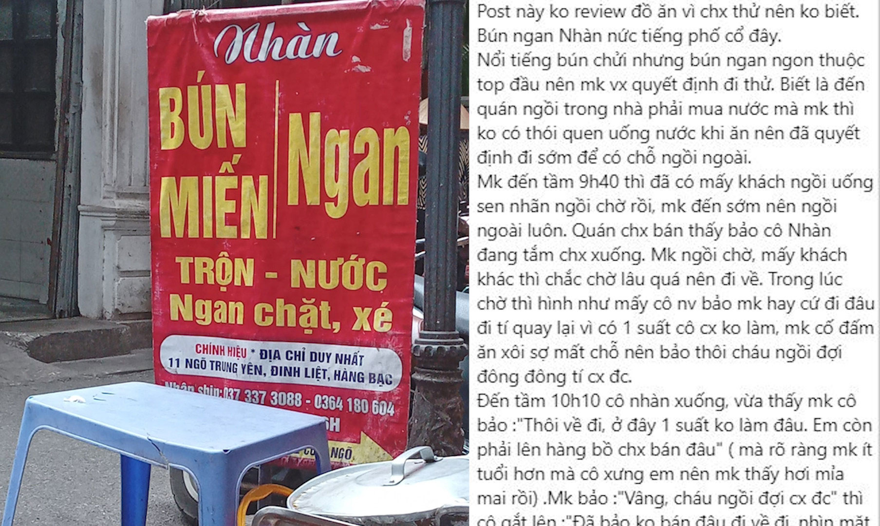 Chủ quán ngan Nhàn nổi tiếng Hà Nội bị tố chửi khách thậm tệ, đòi đốt vía-1