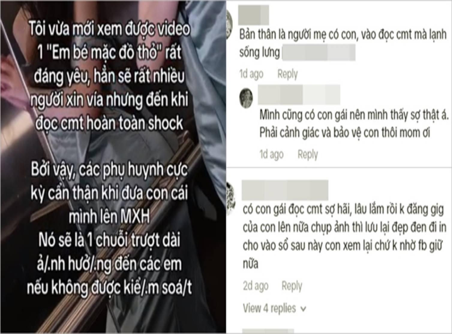 Thế giới này bị làm sao thế: Em bé mặc đồ thỏ dễ thương lật tẩy sự đen tối của MXH khiến các phụ huynh có con gái sợ hãi-7