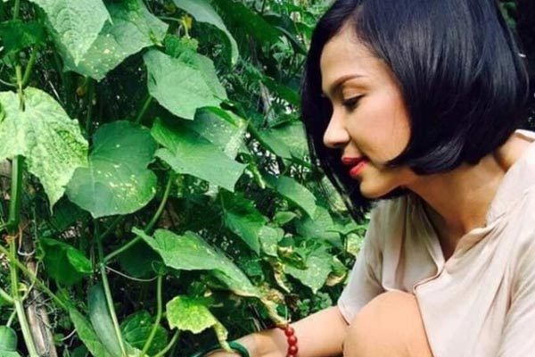 Người đẹp Tây Đô Việt Trinh sau giải nghệ: Là Phật tử nhiều năm, ăn chay, sống an yên ở nhà vườn 3000m2-22