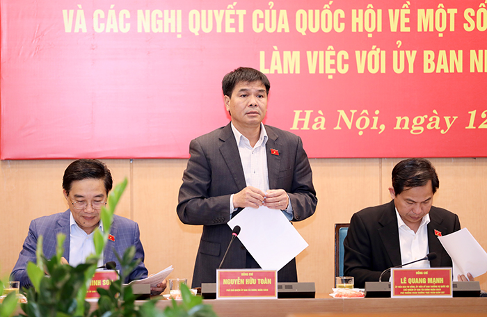 Đoàn giám sát của Quốc hội về thực hiện Nghị quyết số 43/2022/QH15 của Quốc hội làm việc với UBND thành phố Hà Nội-3