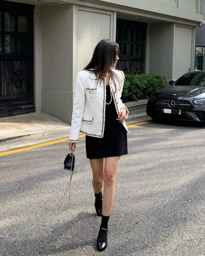 Gợi ý loạt trang phục trắng đen sang chảnh-8