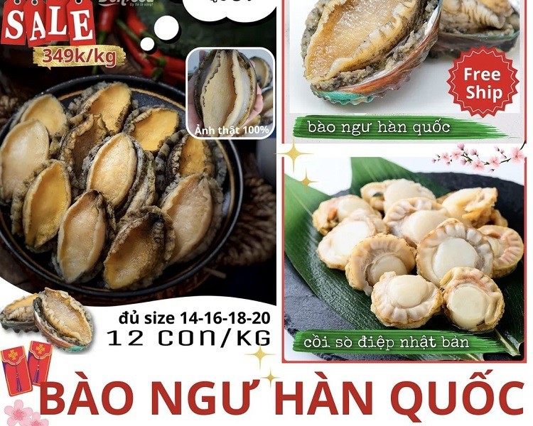 Bào ngư tươi sống được bán với giá siêu rẻ” từ 12 nghìn đồng/con, nguồn gốc ở đâu?-3
