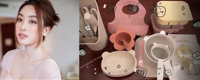 Đỗ Mỹ Linh khoe đồ ăn dặm cho con, cháu gái Bầu Hiển 8 tháng tuổi bụ bẫm, 2 tay ú nần cực yêu-3