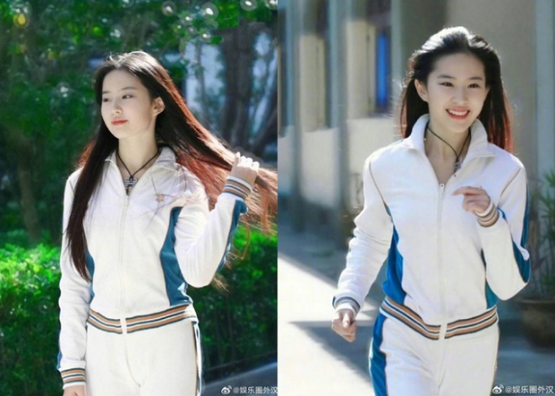 Loạt ảnh chạy bộ của Lưu Diệc Phi ở tuổi 17, netizen nhận xét: Đến đường chân tóc cũng đẹp-2