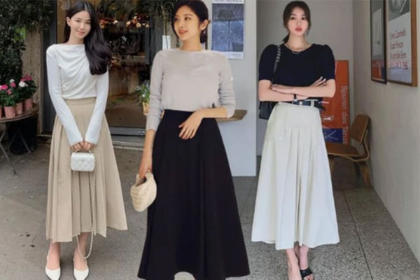 10 set chân váy tối giản giúp chị em mặc đẹp xuất sắc mà không tốn công sức-11