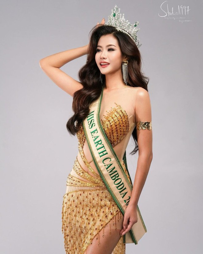 Tân Hoa hậu Trái Đất Campuchia bị chê nhạt nhòa-3