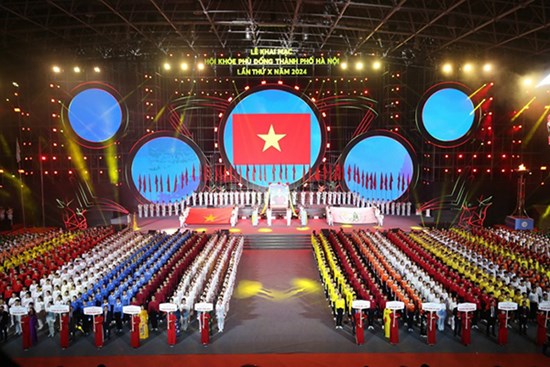 Khai mạc Hội khỏe Phù Đổng thành phố Hà Nội lần thứ X năm 2024