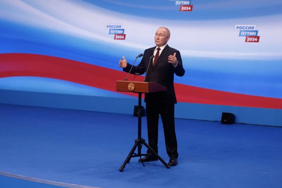 Ông Putin tái đắc cử Tổng thống Nga
