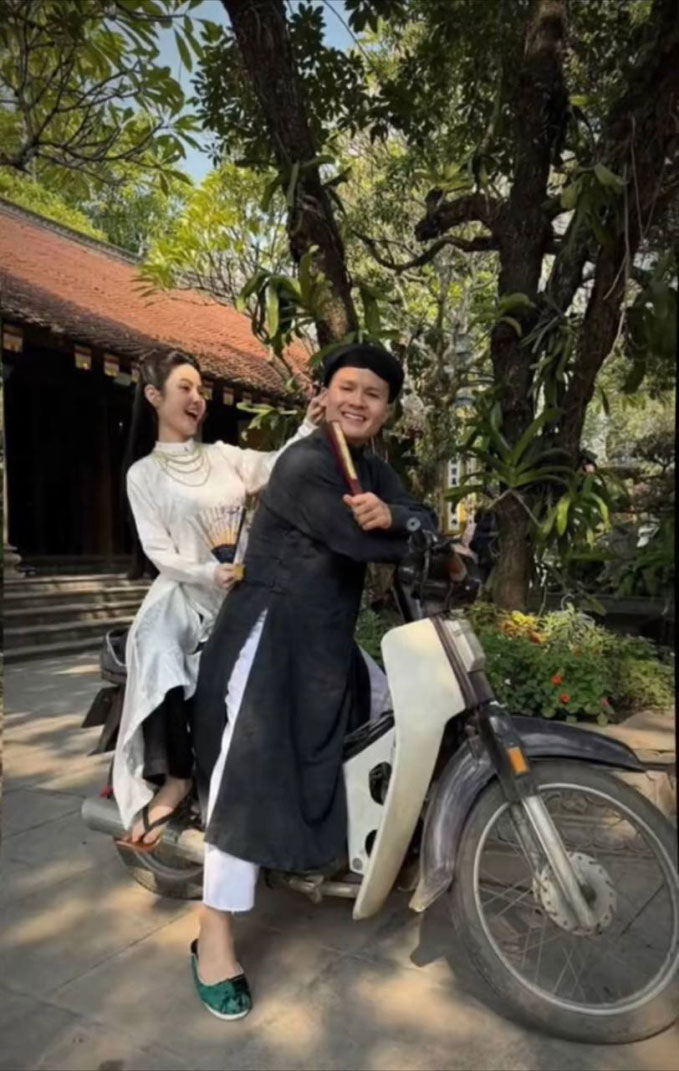 Không lái Mercedes, chú rể giàu sụ Quang Hải cưỡi Dream chiến vào vai không chê anh nghèo thì lên xe anh đèo, Chu Thanh Huyền phản ứng ra sao?-1