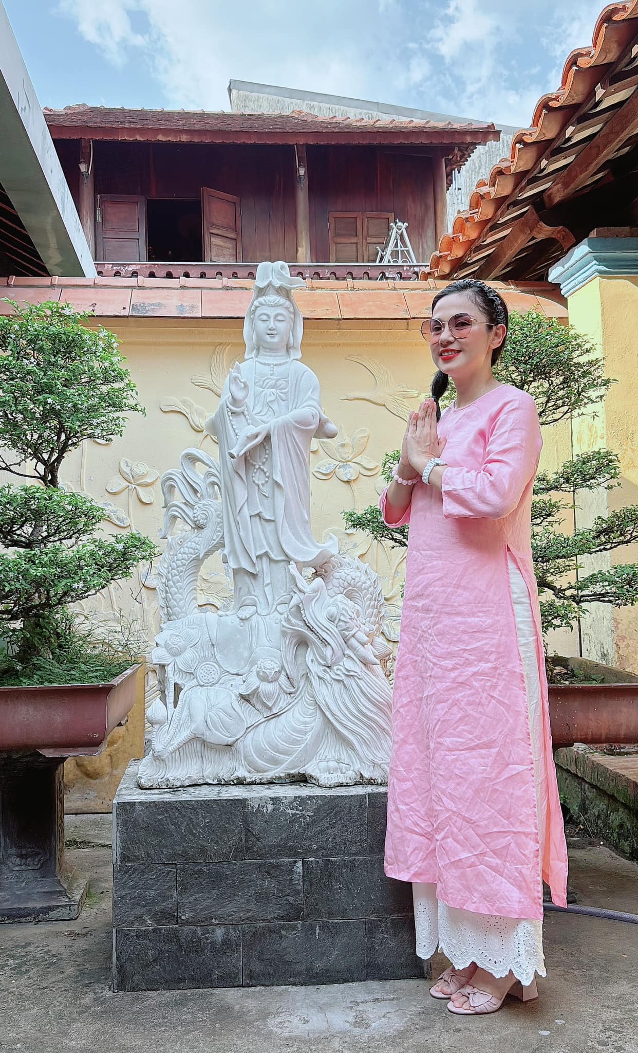 Người đẹp Tây Đô Việt Trinh sau giải nghệ: Là Phật tử nhiều năm, ăn chay, sống an yên ở nhà vườn 3000m2-16