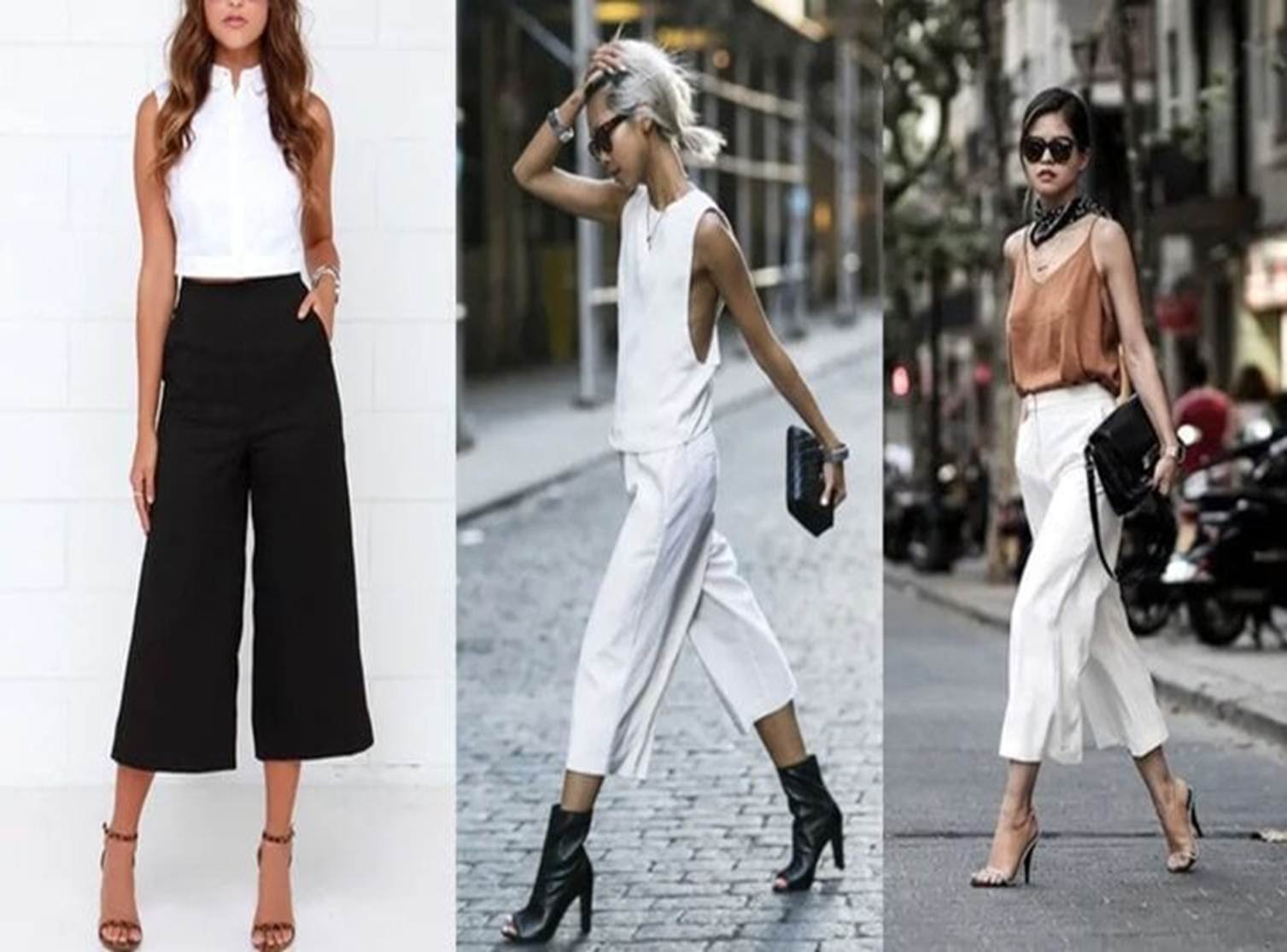 Mách nàng cách phối đồ với quần ống rộng-3