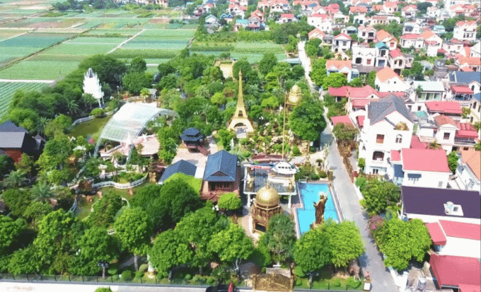 Biệt phủ rộng 10.000m2 như Disneyland thu nhỏ ở Hải Dương, gia chủ dùng trực thăng để đi lại, riêng không gian thờ cúng đã to bằng cả ngôi nhà-3