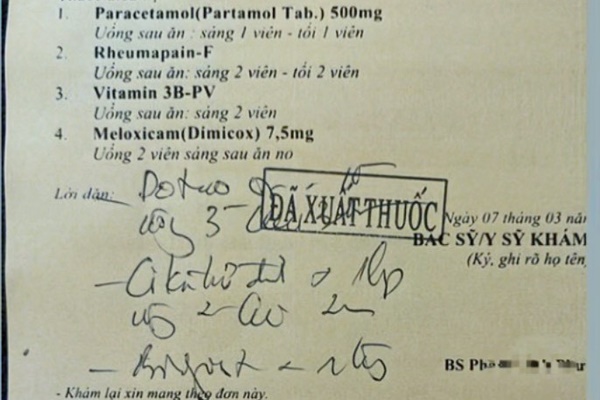 Đề nghị xử lý bác sĩ viết đơn thuốc chữ như giun dế quái đản-2