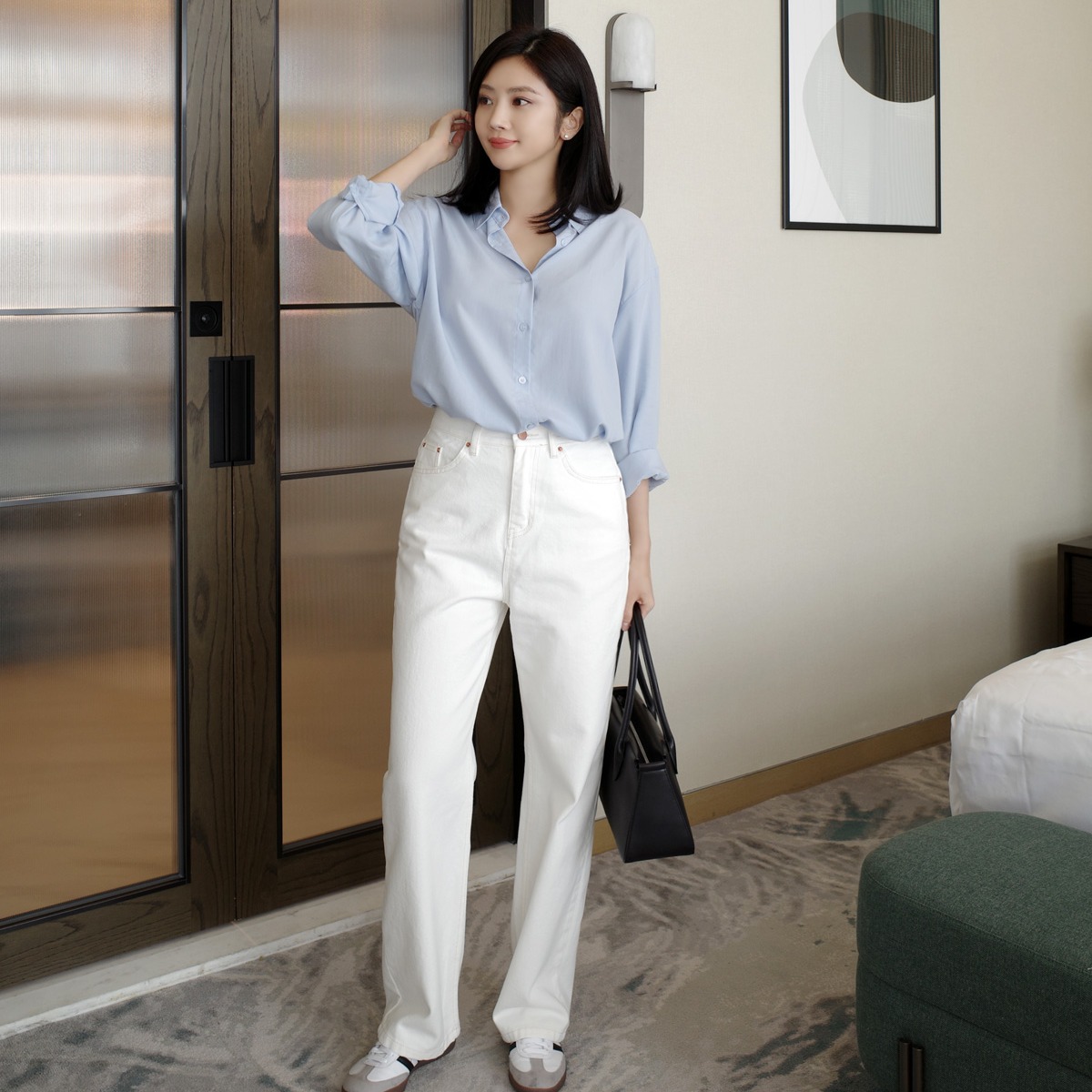 Tham khảo 10 công thức diện quần jeans theo phong cách tối giản để ghi điểm tinh tế-9