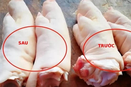 Đi chợ nên mua chân giò trước hay sau? Cách phân biệt, chọn mua chân giò tươi ngon