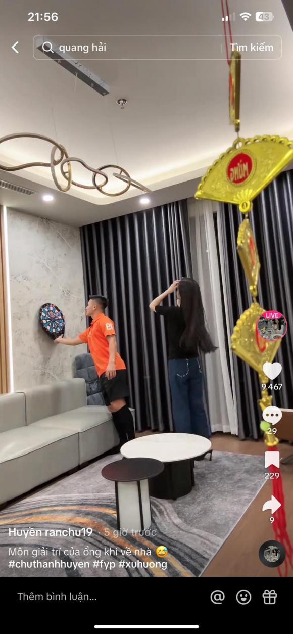 Hé lộ tổ ấm tân hôn của Quang Hải và Chu Thanh Huyền-1