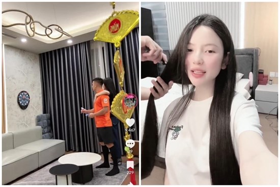 Hé lộ tổ ấm tân hôn của Quang Hải và Chu Thanh Huyền