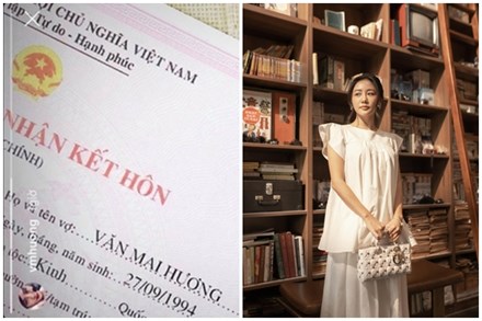 Showbiz Việt có 1 sao nữ khoe đã đăng ký kết hôn rồi 