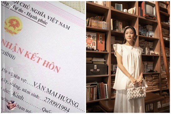 Showbiz Việt có 1 sao nữ khoe đã đăng ký kết hôn rồi