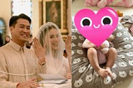 Kỷ niệm 1 năm ngày cưới với Linh Rin, Phillip Nguyễn hé lộ hình ảnh con gái