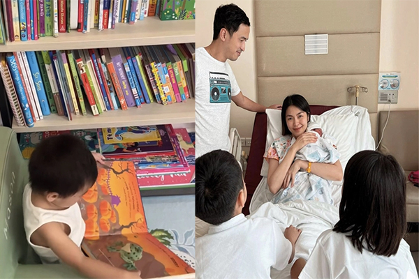 Khoảnh khắc đáng yêu của Tăng Thanh Hà bên con trai, vóc dáng quý tử út nhà hào môn gây chú ý-5