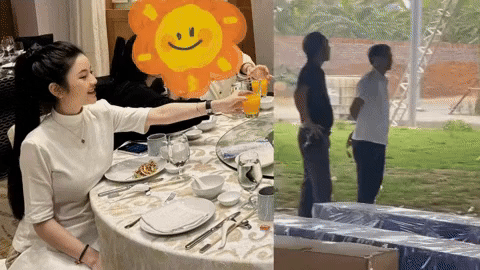 Chu Thanh Huyền đi thử cỗ cưới ở khách sạn sang trọng bậc nhất Hà Nội, bố chồng ở nhà quán xuyến việc dựng rạp chuẩn bị đón con dâu-1