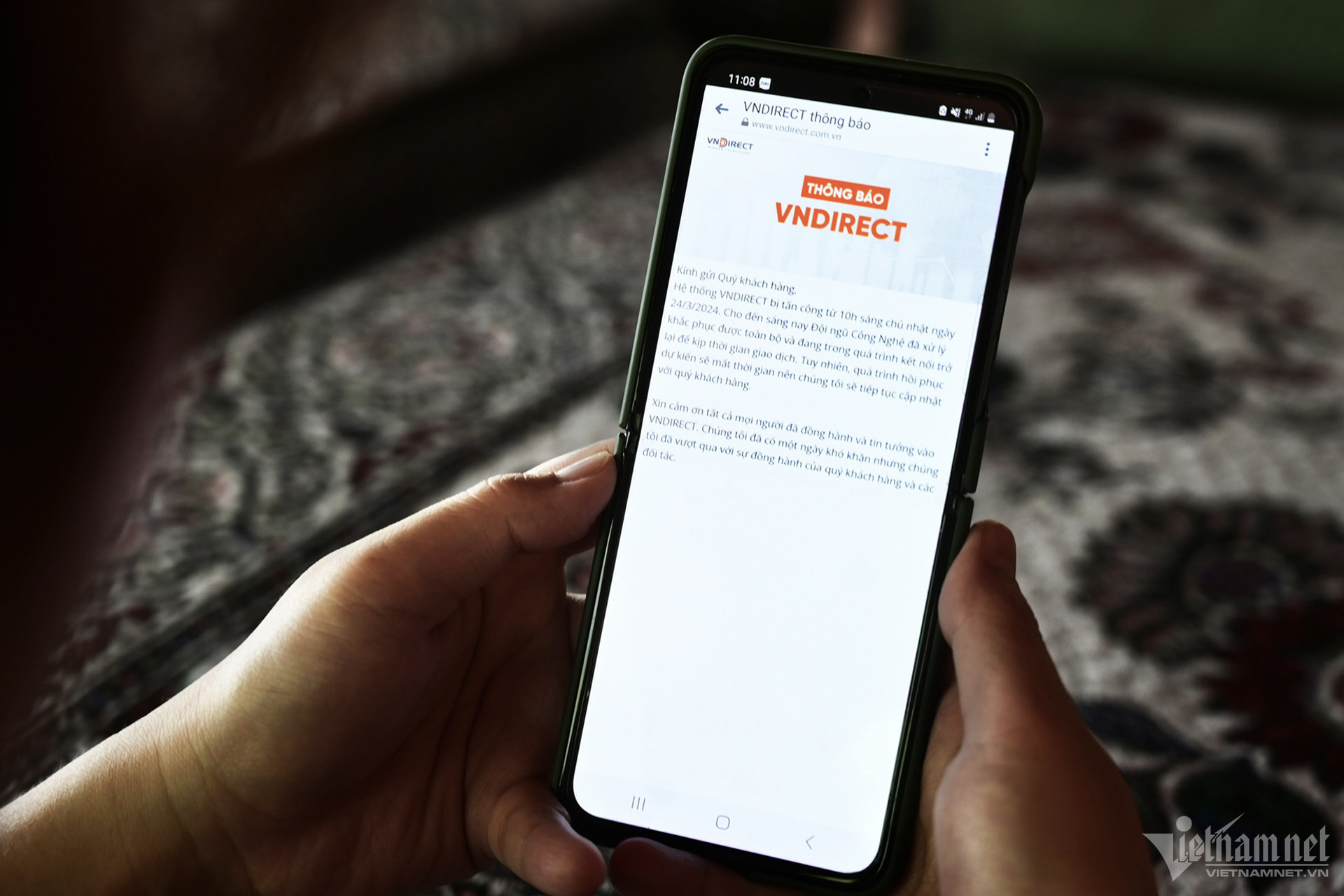 Chuyển cơ quan công an vụ hệ thống VNDIRECT bị tấn công mạng-1