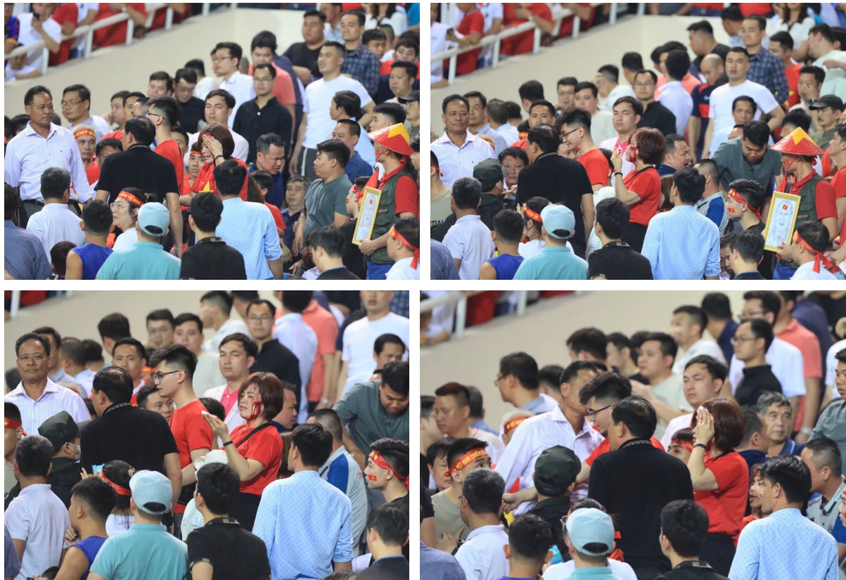 CĐV đánh nhau đổ máu trên sân Mỹ Đình trong ngày đội tuyển Việt Nam thua đau Indonesia-1