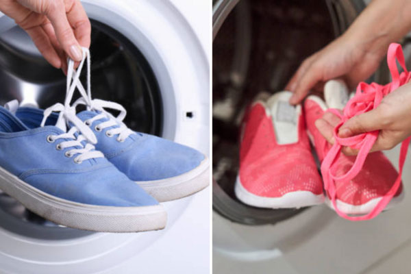 Mẹo làm sạch giày bằng máy giặt-1