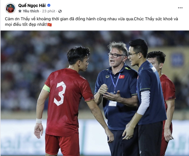 Hội cầu thủ Việt Nam đồng loạt đăng bài chia tay HLV Troussier, Quang Hải chưa lên tiếng-3