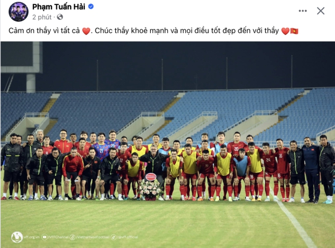 Hội cầu thủ Việt Nam đồng loạt đăng bài chia tay HLV Troussier, Quang Hải chưa lên tiếng-4