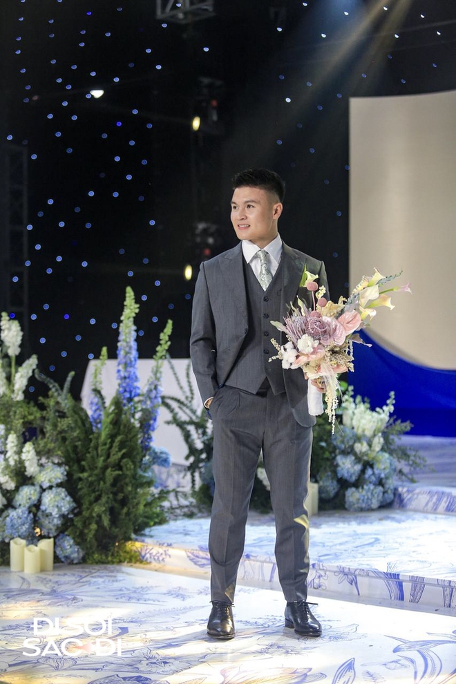 Quang Hải bảnh bao như tổng tài, được mẹ chăm chút trước khi lên đường đi đón dâu-2