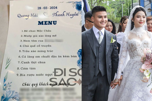 Quang Hải có hành động tinh tế với Chu Thanh Huyền ở đám cưới, lộ biểu cảm căng thẳng trước họ nhà gái-13