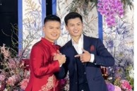 Anh trai Quang Hải bỗng viral trên MXH: Mặc đồ basic vẫn thu hút, visual sáng trưng không kém chú rể là bao